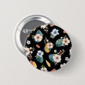 Abstraktes, florierbares Design Button (Vorne & Hinten)