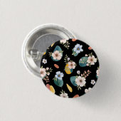 Abstraktes, florierbares Design Button (Vorne & Hinten)