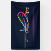 Abstraktes Flugzeug Banner (Vertikal)