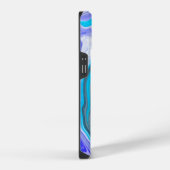 Abstraktes Fluid Art iPhone Hülle (Rechte Seite)