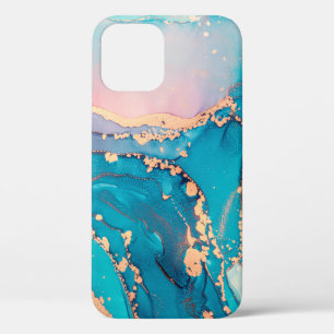 Abstraktes Fluid-Art-Malerei-Hintergrund in Alkoho Case-Mate iPhone Hülle