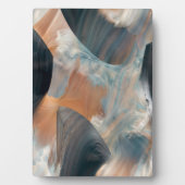 Abstraktes Fluid Dreamscape Flow Art Fotoplatte (Vorderseite)