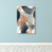 Abstraktes Fluid Dreamscape Flow Art Leinwanddruck (Insitu (Holzboden))