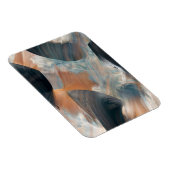 Abstraktes Fluid Dreamscape Flow Art Magnet (Rechte Seite)