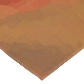 Abstraktes, flüssig orangefarbenes Feuer Tischdecke (Schrägansicht)