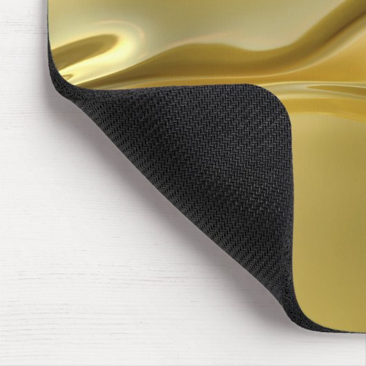 Abstraktes Flüssiggold Mousepad (Ecke)
