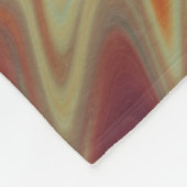 Abstraktes Flüssigkeitsmuster Fleecedecke (Ecke)