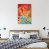 Abstraktes Flüssigkeitsmuster Leinwanddruck (Insitu (Schlafzimmer))