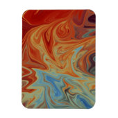 Abstraktes Flüssigkeitsmuster Magnet (Vertikal)