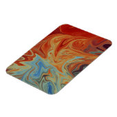 Abstraktes Flüssigkeitsmuster Magnet (Linke Seite)