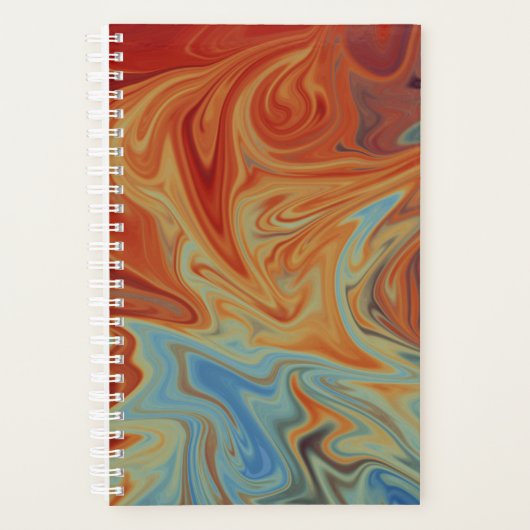 Abstraktes Flüssigkeitsmuster Planer (Vorderseite)