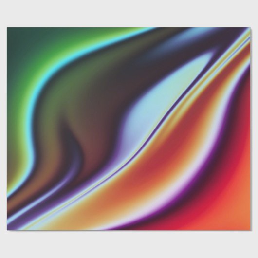 abstraktes Flüssigverpackungspapier Geschenkpapier (Flach)