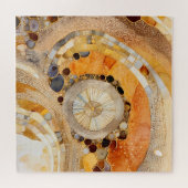 Abstraktes Fossil-Puzzle Puzzle (Horizontal)