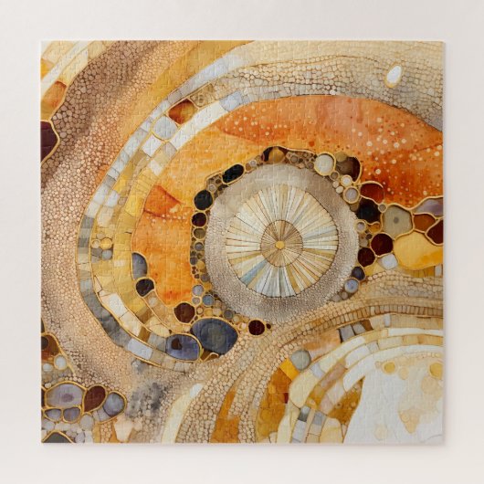 Abstraktes Fossil-Puzzle Puzzle (Vertikal)