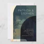 Abstraktes Foto Arch Form Minimale Hochzeit Save The Date (Vorderseite)