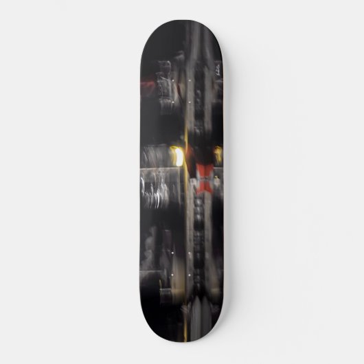 abstraktes Foto, Boote Skateboard (Vorderseite)