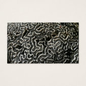 Abstraktes Foto der Schwarzen und Weißen Koralle I (Rückseite)