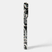 Abstraktes Foto der Schwarzen und Weißen Koralle I Case-Mate iPhone Hülle (Rückseite / Rechts)