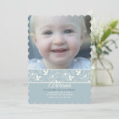 Abstraktes Foto Einladung (Stehend Vorderseite)