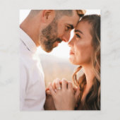 Abstraktes Foto - Einladung zu einer Hochzeit (Rückseite)