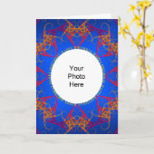 Abstraktes Foto Geburtskarte Karte (Gelbe Blume)