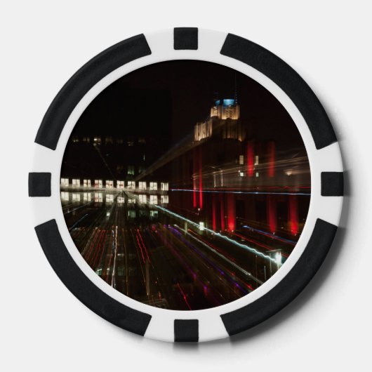 Abstraktes Foto-Pokerjeton, Building Pokerchips (Vorderseite)