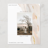 Abstraktes Foto Save the Date Flyer (Vorne)