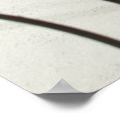 Abstraktes Foto von Fahrrädern Poster (Ecke)