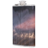 abstraktes Foto von Sonne hinzulegen Flachmann (Links)