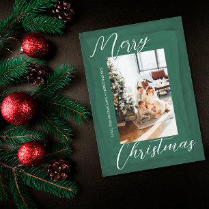 Abstraktes Foto Wasserfarbe Frohe Weihnachtskarte Feiertagskarte