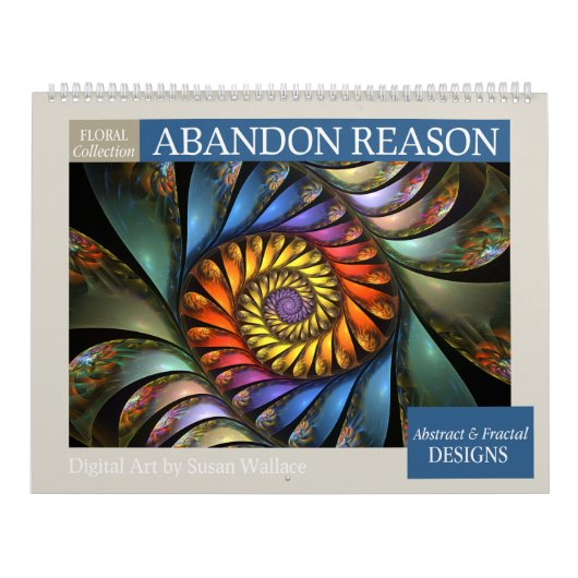 Abstraktes Fraktal 2026 Kalender (Titelbild)