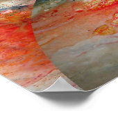 Abstraktes Fraktal Art Poster drucken Kaleidoskopi (Ecke)