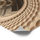 Abstraktes Fraktal Artwork Wall Poster (Ecke)