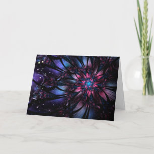 Abstraktes Fraktal Blume Design.