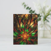 Abstraktes Fraktal Blume Design. (Stehend Vorderseite)