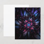 Abstraktes Fraktal Blume Design. (Vorne/Hinten)