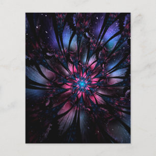 Abstraktes Fraktal Blume Design.