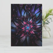 Abstraktes Fraktal Blume Design. Ankündigung (Stehend Vorderseite)