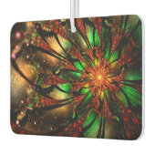 Abstraktes Fraktal Blume Design. Autolufterfrischer (Links)