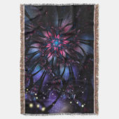 Abstraktes Fraktal Blume Design. Decke (Vorderseite Vertikal)
