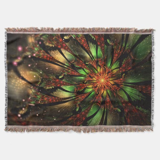 Abstraktes Fraktal Blume Design. Decke (Vorderseite)