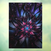 Abstraktes Fraktal Blume Design. Fensteraufkleber (Blatt 3)