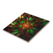 Abstraktes Fraktal Blume Design. Fliese (Seite)