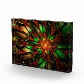 Abstraktes Fraktal Blume Design. Fotoblock (Rechts)