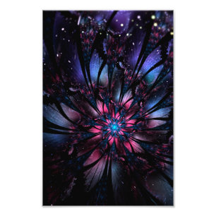 Abstraktes Fraktal Blume Design. Fotodruck