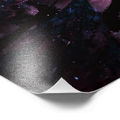 Abstraktes Fraktal Blume Design. Fotodruck (Ecke)