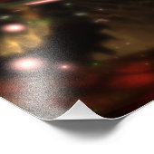 Abstraktes Fraktal Blume Design. Fotodruck (Ecke)