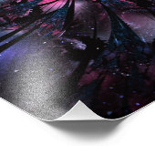 Abstraktes Fraktal Blume Design. Fotodruck (Ecke)