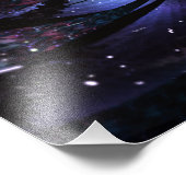 Abstraktes Fraktal Blume Design. Fotodruck (Ecke)