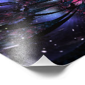 Abstraktes Fraktal Blume Design. Fotodruck (Ecke)